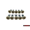 10x Original VW Oval Head Bolt Self Locking - N 01412913