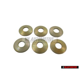 6x Original VW Belleville Concave Spring Washer - 311837943