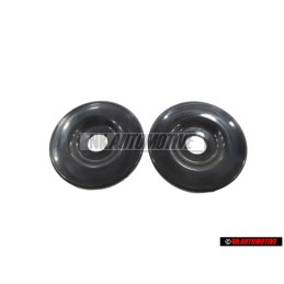 2x Original VW Trim Satin Black - 411857781 01C