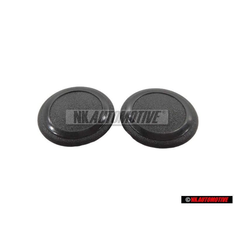 2x Original VW Door Card, Safety Belt Trim Bung Cap - 321867164 01C