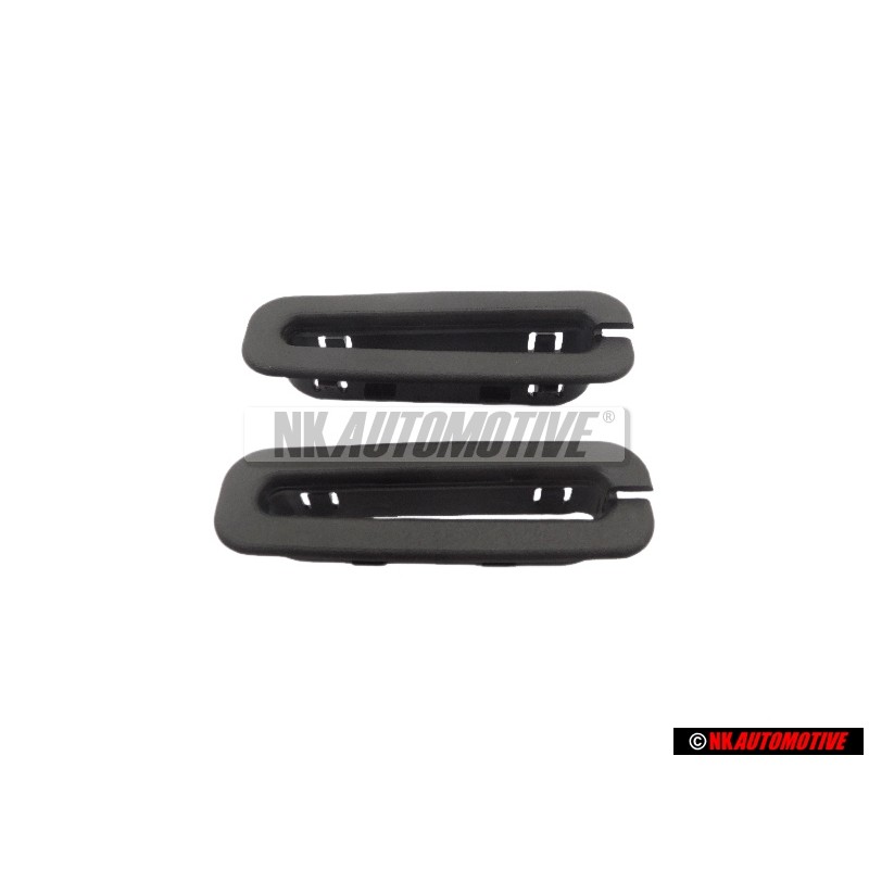 2x Original VW Trim Satin Black - 165857849 01C