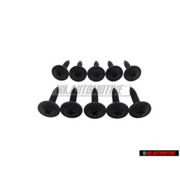 10x Original VW Dashboard Fillister HD Screw Bolt M4x20 - N 90241203