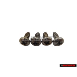 4x Original VW Oval Head Panel Screw - N 0139605