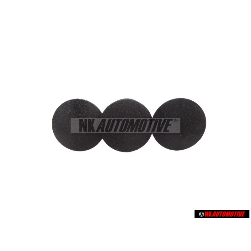 3x Original VW Moulded Headlining Headliner Clip - 321867838 01C