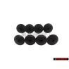 8x Original VW Door Card Panel Trim, Luggage Carpet Clip Bung - 191867199 9B9