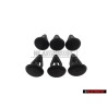 6x Original VW Tailgate Cover Inner Panel Trim Retainer Clip - 801867299 01C