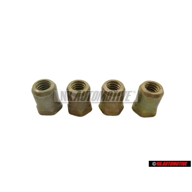 4x Original VW Threaded Rivet - 443877437A