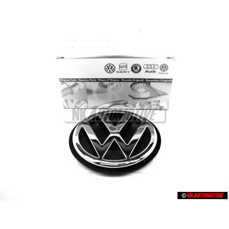 Original VW Rear Hatch Trunk Boot Badge Emblem Chrome - 3A9853630 739