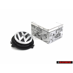 Original VW Rear Boot Badge Emblem & Mechanism Release Switch - 3C5827469D ULM