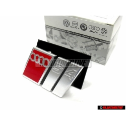 Original Audi S4 Sedan Avant Front Grill Badge Emblem - 4A0853736 2ZZ