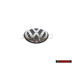 Original VW Front Bonnet Hood Emblem Chrome - 1C0853601 WM7