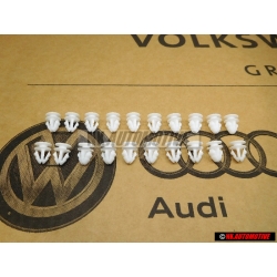 20x Original VW Side Moulding Trim Strip Clip Fastener - 191853585A