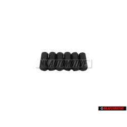 6x Genuine VW Grip Pin Satin Black - 171881500 01C