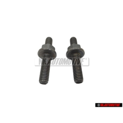 2x Original VW Double Ended Stud with Hexagon Drive M6x22 M6X14 - N 91148001