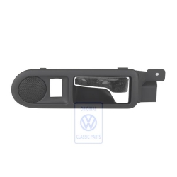 Original VW Door Inner Release Lever With Loudspeaker Black - 3B0839113BB2AQ
