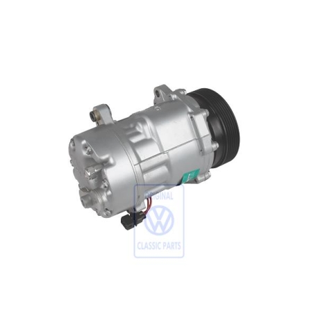 Genuine VW A/C Compressor With Electro-Magnetic Coupling - 535820803