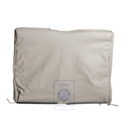 Original VW Backrest Cover Leatherette Sahara - 7D0881806D 9XW