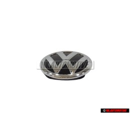 Original VW Front Grill Badge Emblem High Gloss/Polished Chrome - 6C0853600 FOD