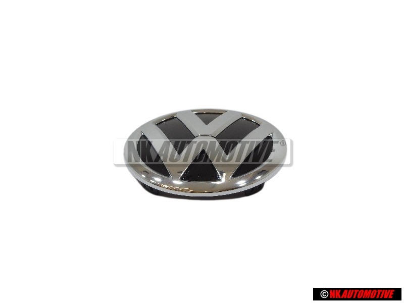 Original VW Front Grill Badge Emblem High Gloss/Polished Chrome - 6C0853600 FOD