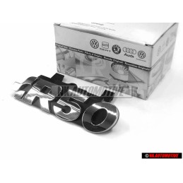 Original VW R50 Front Grill Badge Emblem Chrome - 7L9853679