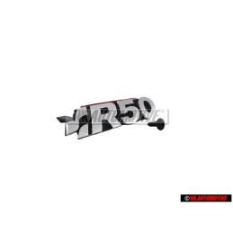Original VW R50 Front Grill Badge Emblem Chrome - 7L9853679