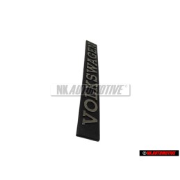 Original VW VOLKSWAGEN Rear Badge Emblem Brushed Silver - 171853685A