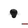 Original Audi Gearstick Knob (Leatherette) Satin Black - 4A0711141R 01C