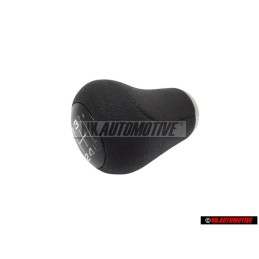 Original Audi Gearstick Knob (Leatherette) Satin Black - 4A0711141R 01C