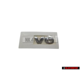 Original VW V6 Rear Boot Badge Emblem Chrome - 022853675