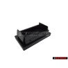 Original VW Centre Console Blank Cap Cover Black Golf MK2 - 321957087A 01C