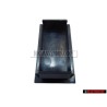 Original VW Centre Console Blank Cap Cover Black Golf MK2 - 321957087A 01C