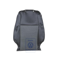 Original VW Backrest Cover Cloth With Backrest Pocket Black - 1J0881805QMLJF