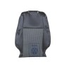 Original VW Backrest Cover Cloth With Backrest Pocket Black - 1J0881805QMLJF