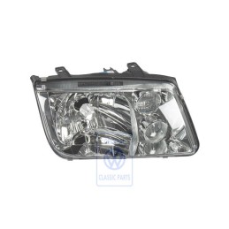 Original VW Halogen Twin Headlights With Halogen Fog Lights - 1J5941018BD