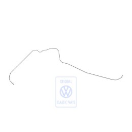 Original VW Brake Line From Connecting Piece To Brake Hose - 1J0614742T