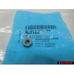Original VW Hexagon Nut M6 - N 01100636