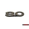 Original Audi 80 Rear Boot Badge Emblem Chrome - 811853749