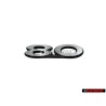 Original Audi 80 Rear Boot Badge Emblem Chrome - 811853749