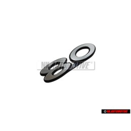 Original Audi 80 Rear Boot Badge Emblem Chrome - 811853749