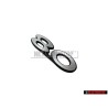 Original Audi 80 Rear Boot Badge Emblem Chrome - 811853749