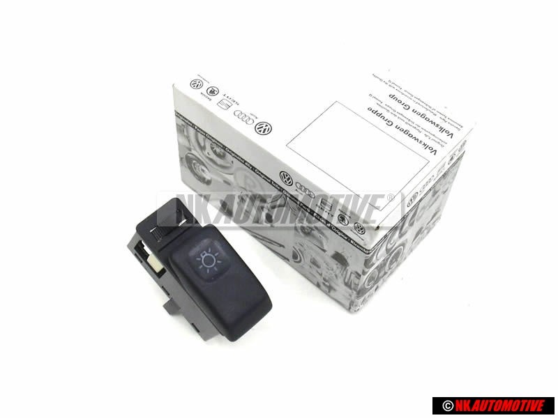 Original VW Headlight Switch w Dimmer Panel Lighting 11 Pin RHD - 191941531M