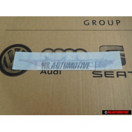 Original VW WOLF Rear Boot Badge Emblem Chrome Red - 17S853750AD54T