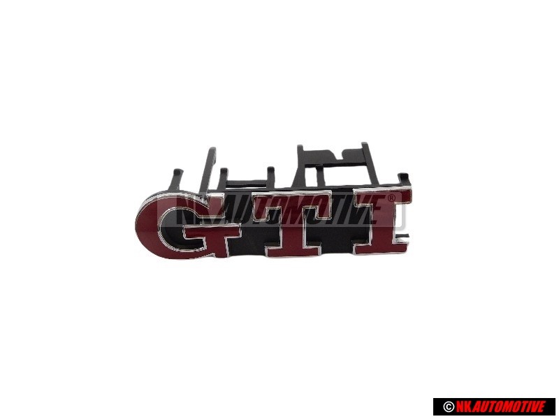 Original VW GTI Front Grill Badge Emblem Red - 1J6853679H JGS