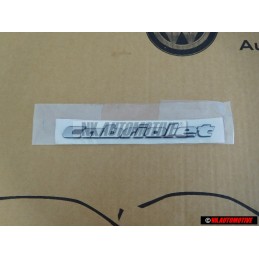 Original VW Golf MK3 CABRIOLET Rear Boot Badge Emblem Chrome - 1E0853687C Z10