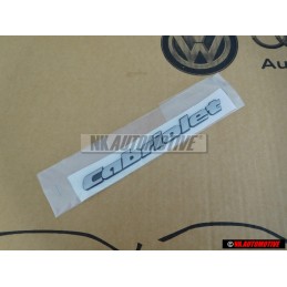 Original VW Golf MK3 CABRIOLET Rear Boot Badge Emblem Chrome - 1E0853687C Z10