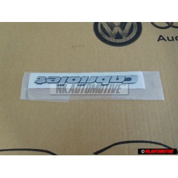 Original VW Golf MK3 CABRIOLET Rear Boot Badge Emblem Chrome - 1E0853687C Z10