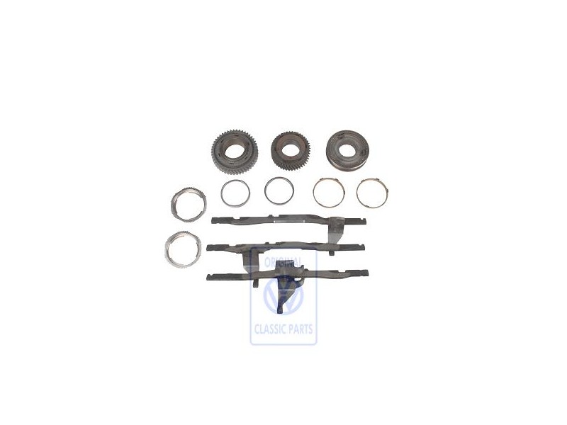 Original VW Gear Set With Selector Rail - 000311359
