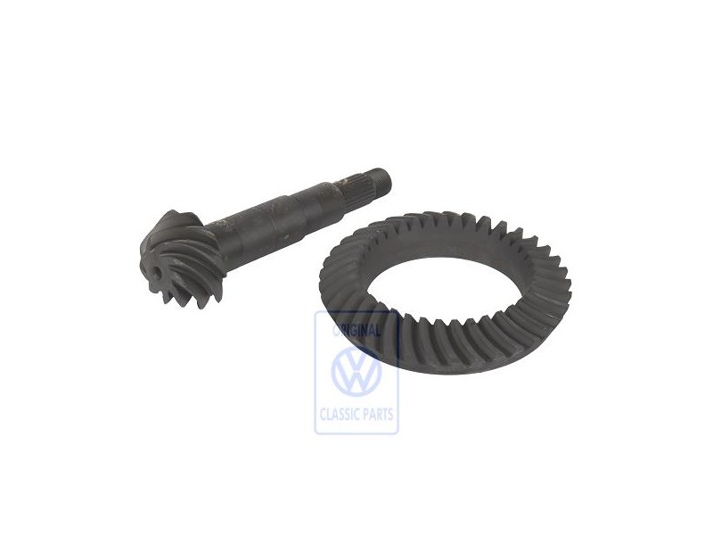 Original VW Pinion And Crown Wheel - 017525143F