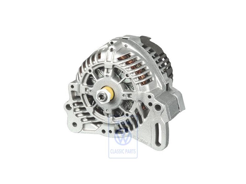 Original VW Alternator With Terminal -W- - 028903029MX