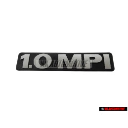 Original VW 1.0 MPI Engine Cover Badge Emblem Chrome - 030103929A